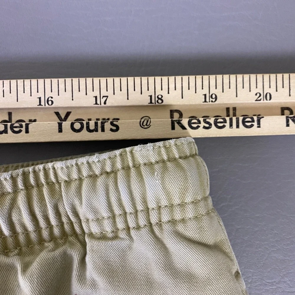 Ocean Pacific Shorts Men's Size‎ XL Khaki Tan Cotton Elastic Waist Relaxed Surf